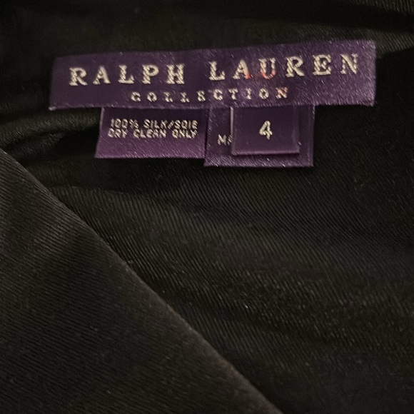 Ralph Lauren Purple Label Black Silk Blouse - Picture 6 of 7